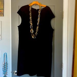 St. John Black Dress Size 18